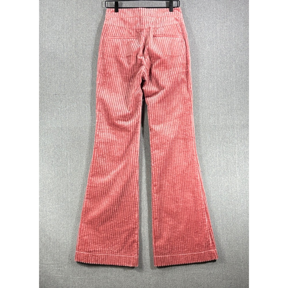 Land of Distraction "Bruce" Salmon Corduroy Flare Pants NWT Barneys New York Sz4 - Picture 2 of 9